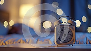 The Alarm Clock at Bedtime.AI generated image