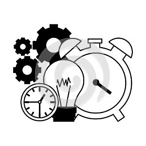 alarm clock bulb time