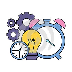 alarm clock bulb time