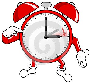 Alarm clock change to daylight saving time photo