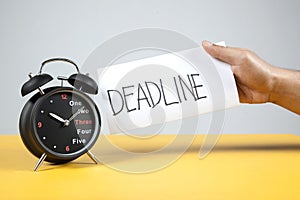 Alarm Clock and Deadline