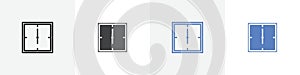 alarm clock icon vector set use for web ui or app