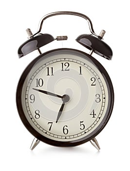 Alarm clock isolated