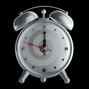 Alarm clock isolated