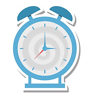 Alarm Clock Isolated Vector Icon Editable