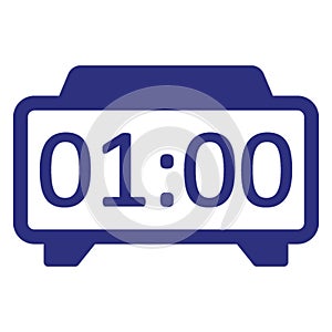 Alarm clock Isolated Vector Icon fully editable