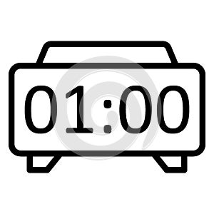 Alarm clock Isolated Vector Icon fully editable