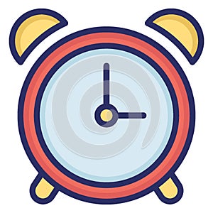 Alarm, clock isolated Vector Icon which can easily modify or edit
