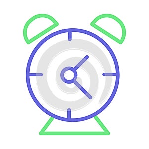 Alarm clock Isolated Vector icon which can easily modify or edit