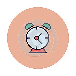 Alarm clock Isolated Vector icon which can easily modify or edit