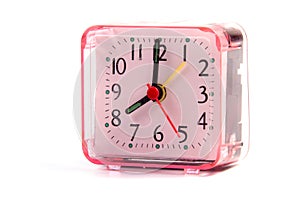 Alarm clock in time concept isolated