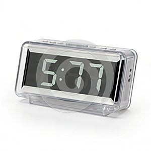 Alarm clock on transparent background photo