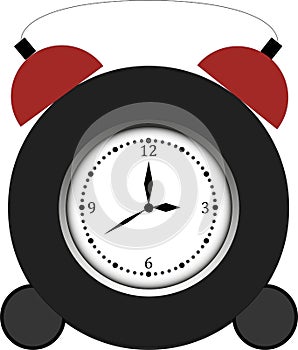 Alarm clock, vector illustration