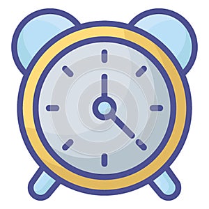 Alarm Isolated Vector Icon fully editable