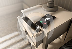 Alarming Cellphone Next To Bed
