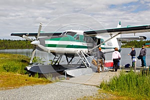 Alaska - Boarding Talon Air Float Plane
