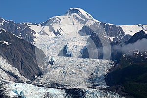 Alaska, Bryn Mawr Glacier in College Fjord