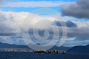 Alaska, Coast of Unga Island, Aleutian Islands, United States