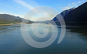 Alaska coastline at Juneau