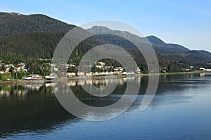 Alaska coastline at Juneau