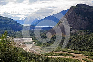 Panorama of the Matanuska River