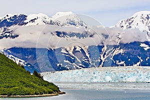 Alaska Haenke Island Hubbard Glacier photo