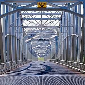 Alaska Highway AlCan Steel bridge construction