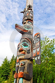 Alaska Ketchikan Tlingit Totem Pole