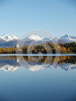 Alaska lake and landscape
