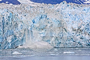 Alaska Landscape Calving Hubbard Glacier