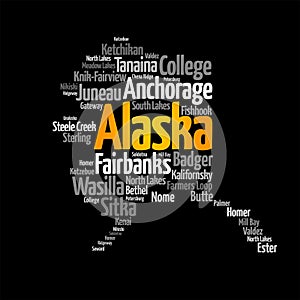 Alaska - the largest state in the United States by area, is located in the far northwest corner of North America, separated from