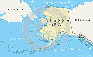 Alaska Political Map