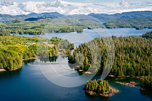 Alaska Prince of Wales island aerial view