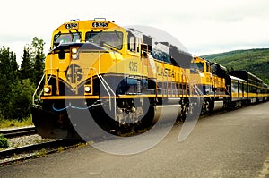 Alaska Railroad passenger Train