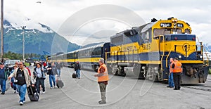 Alaska Railroad Cruise Ship Drop Off