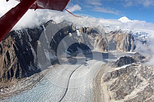 Alaska Ruth Glacier in Denali National Park