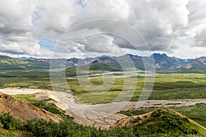 Alaska`s Denali National Park Summer Day