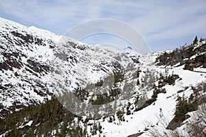 Alaska`s White Pass Mountain Railroad