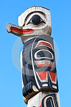 Alaska Tlingit Totem Pole Top photo