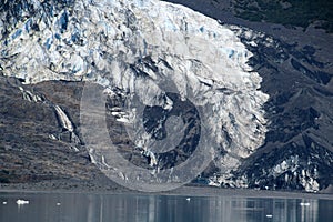 Alaska, Vassar Glacier in College Fjord photo