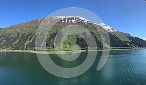 Alaska Wilderness with Snowcapped Mountains