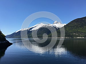 Alaska Wilderness with Snowcapped Mountains