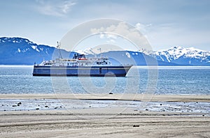 Alaskan ferry in Southeast Alaska