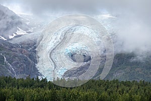 Alaskan melting glacier