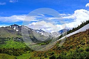 Alaskan mountain views photo