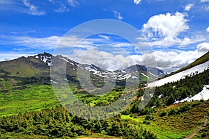 Alaskan mountain views photo