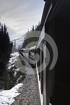 Alaskan train vertical