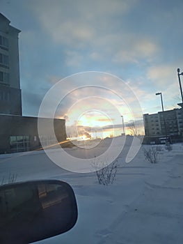 Alaskas beautiful sky