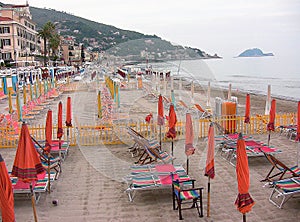 Alassio beach, Italy