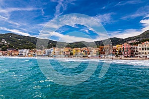 Alassio With Colorful Buildings-Alassio,Italy